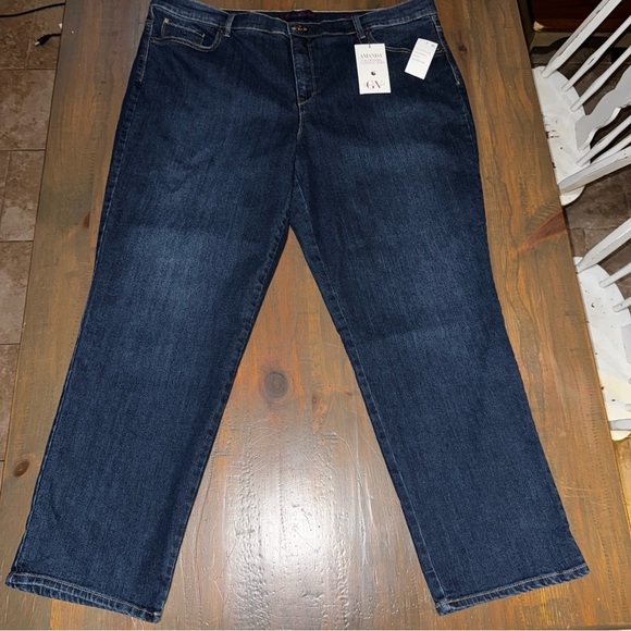 Womens Gloria Vanderbilt Amanda Classic Rise Tapered Leg Stretch 20W Average $52 - Picture 1 of 15